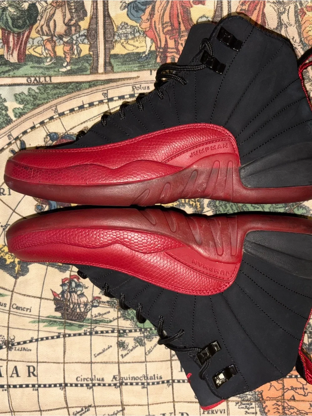 Jordan Black and Red Men's Basketball Boots